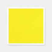 Abstrakte Gelb- und Orangenformen überlappen sich Serviette (Vorderseite)