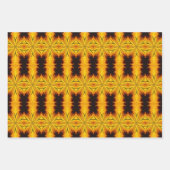 Abstrakte gelbe und braune Formen Geschenkpapier Set (Vorderseite 3)