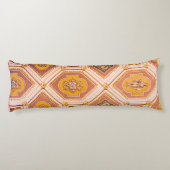 Abstrakte, gelbrosa Decke Seitenschläferkissen (Rückseite)