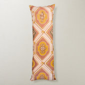 Abstrakte, gelbrosa Decke Seitenschläferkissen (Rückseite (Vertikal))