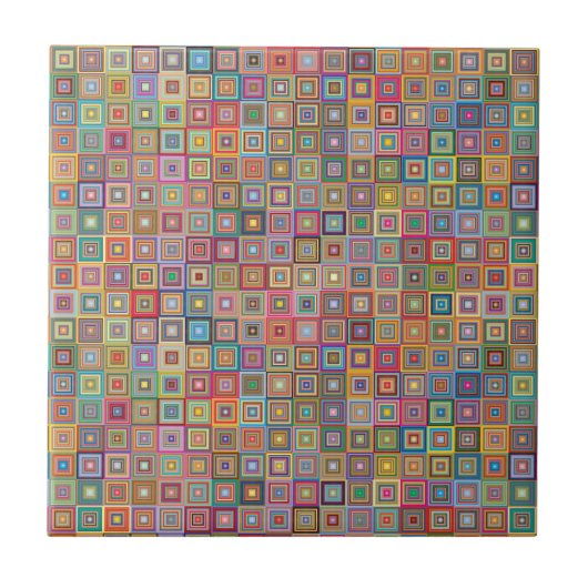 Abstrakte Gemusterte Keramik im Mittelalter Fliese (Vorderseite)