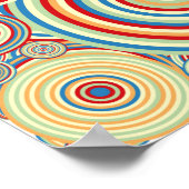 Abstrakte Generative Kunstfarbe Poster (Ecke)