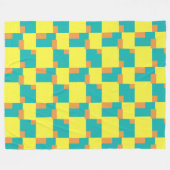 Abstrakte Geometrie 020515 Fleecedecke (Vorderseite (Horizontal))