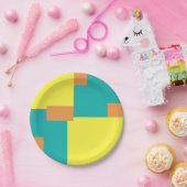 Abstrakte Geometrie 020515 Pappteller (Party)