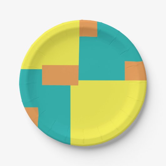 Abstrakte Geometrie 020515 Pappteller (Vorderseite)