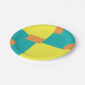 Abstrakte Geometrie 020515 Pappteller (Schrägansicht)