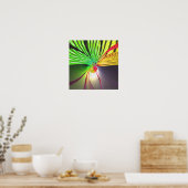 Abstrakte Geometrie 1.1a Poster (Küche)