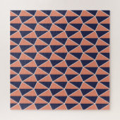 Abstrakte Geometrie: Art Deco Nahtlos Puzzle (Horizontal)