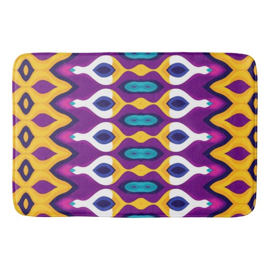 Abstrakte Geometrie Badematte (Vorderseite)