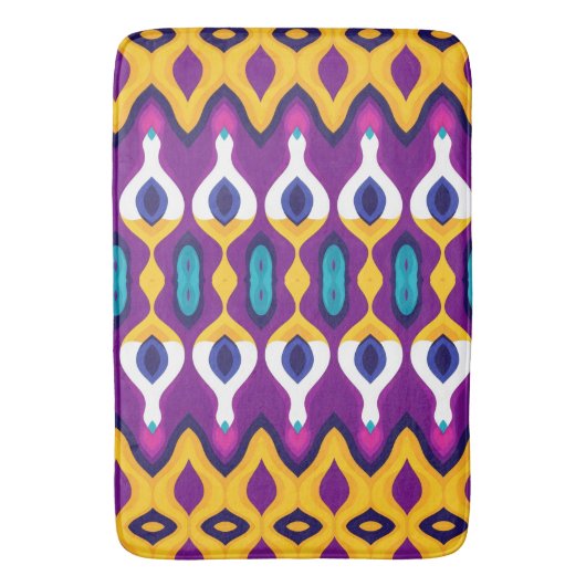 Abstrakte Geometrie Badematte (Vorderseite Vertikal)