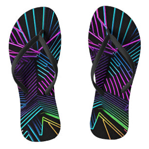 Abstrakte Geometrie Badesandalen
