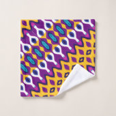 Abstrakte Geometrie Badhandtuch Set (Waschlappen)