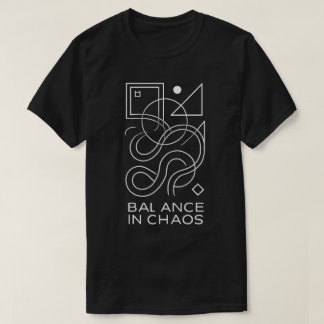 Abstrakte Geometrie: Balance im Chaos T-Shirt