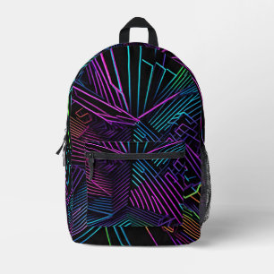Abstrakte Geometrie Bedruckter Rucksack
