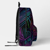 Abstrakte Geometrie Bedruckter Rucksack (Links)