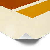 Abstrakte Geometrie - Das moderne Mittelalter Poster (Ecke)