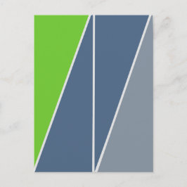 Abstrakte Geometrie der Dreiecke Postkarte