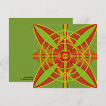 Abstrakte Geometrie der Herbstfarben im Herbst