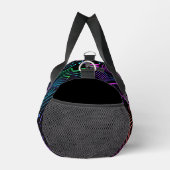 Abstrakte Geometrie Duffle Bag (Rechts)