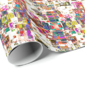 Abstrakte Geometrie Geschenkpapier (Rolleneckpunkt)