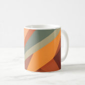 Abstrakte Geometrie Kaffeetasse (VorderseiteRechts)