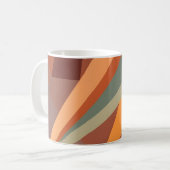 Abstrakte Geometrie Kaffeetasse (Vorderseite Links)
