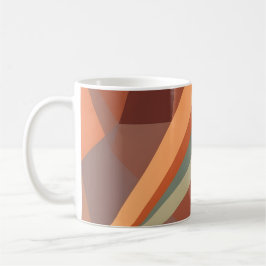 Abstrakte Geometrie Kaffeetasse