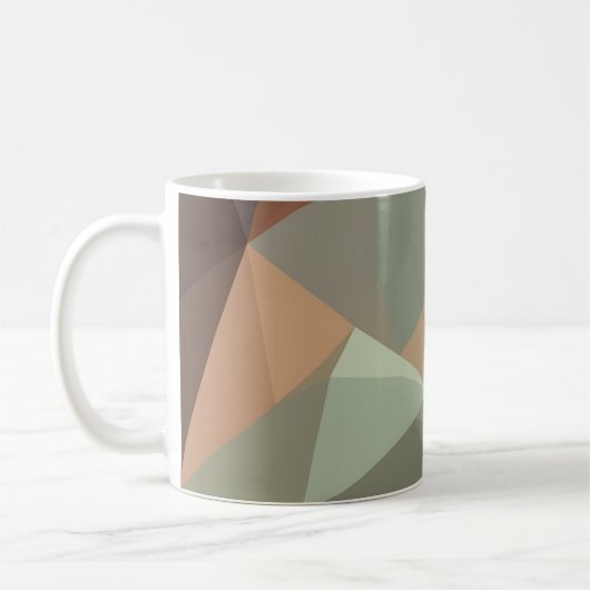 Abstrakte Geometrie Kaffeetasse (Links)