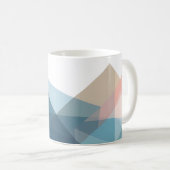 Abstrakte Geometrie Kaffeetasse (VorderseiteRechts)