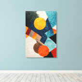 Abstrakte Geometrie Leinwanddruck (Insitu (Holzboden))