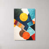 Abstrakte Geometrie Leinwanddruck (Vorderseite)