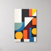 Abstrakte Geometrie Leinwanddruck (Vorderseite)