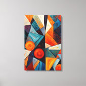 Abstrakte Geometrie Leinwanddruck (Vorderseite)