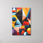 Abstrakte Geometrie Leinwanddruck (Vorderseite)