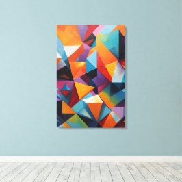 Abstrakte Geometrie Leinwanddruck