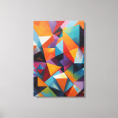 Abstrakte Geometrie Leinwanddruck (Vorderseite)
