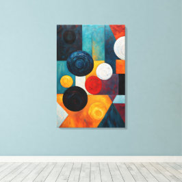 Abstrakte Geometrie Leinwanddruck