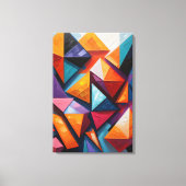 Abstrakte Geometrie Leinwanddruck (Vorderseite)