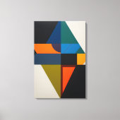 Abstrakte Geometrie Leinwanddruck (Vorderseite)