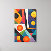 Abstrakte Geometrie Leinwanddruck (Vorderseite)