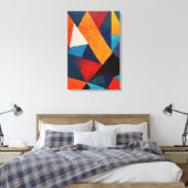 Abstrakte Geometrie Leinwanddruck (Insitu (Schlafzimmer))