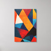 Abstrakte Geometrie Leinwanddruck (Vorderseite)