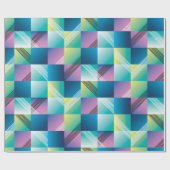 Abstrakte Geometrie nahtlos Geschenkpapier (Flach)