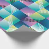 Abstrakte Geometrie nahtlos Geschenkpapier (Ecke)