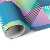 Abstrakte Geometrie nahtlos Geschenkpapier (Rolleneckpunkt)