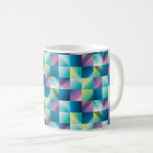 Abstrakte Geometrie nahtlos Kaffeetasse (VorderseiteRechts)
