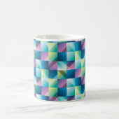 Abstrakte Geometrie nahtlos Kaffeetasse (Mittel)