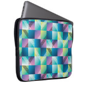Abstrakte Geometrie nahtlos Laptopschutzhülle (Vorne Rechts)