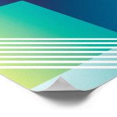 Abstrakte Geometrie nahtlos Poster (Ecke)