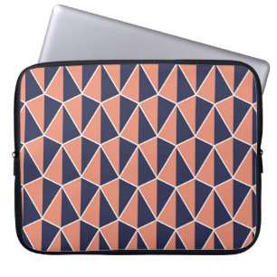 Abstrakte Geometrie: Nahtloses Art Deco-Muster Laptopschutzhülle